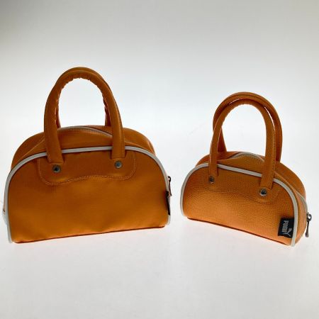  PUMA プーマ ミニボストンバッグ　2点セット オレンジ