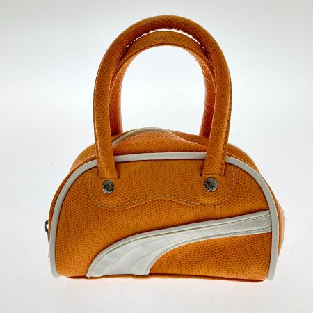  PUMA プーマ ミニボストンバッグ　2点セット オレンジ