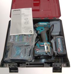 □□ MAKITA マキタ 充電式インパクトドライバ　40ｖ TD002GDX ブルー Sランク