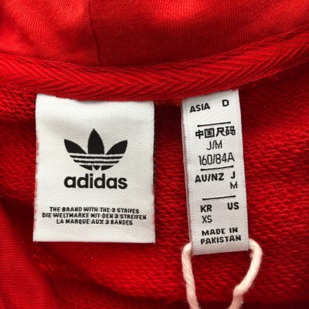  adidas Originals アディダスオリジナルス クロップドパーカーショートフーディ　Ｍサイズ H34614 レッド