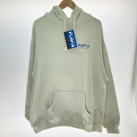  KAVU カブー マウンテンロゴパーカ Lサイズ 19823018027007 アイボリー
