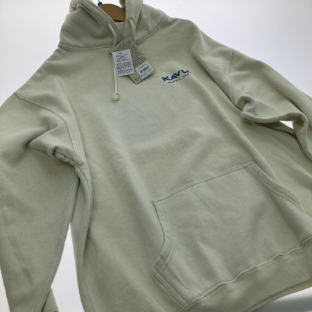  KAVU カブー マウンテンロゴパーカ Lサイズ 19823018027007 アイボリー