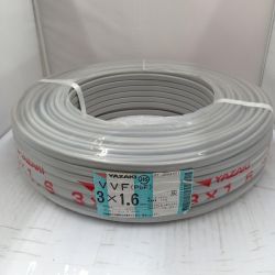 □□ YAZAKI VVFケーブル 電材　3芯 1.6mm×100ｍ 22.7製造 Sランク