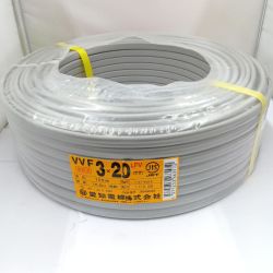□□ 愛知電線 VVFケーブル 電材　3芯 2.0mm×100m Sランク