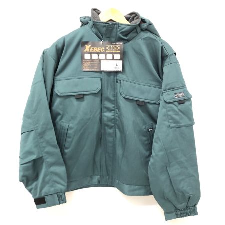  XEBEC 作業着 ブルゾン SIZE L グリーン