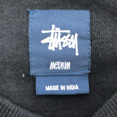  stussy ステューシー 長袖Tシャツ　オレンジロゴ　Ｍサイズ 94974/28629 ブラック