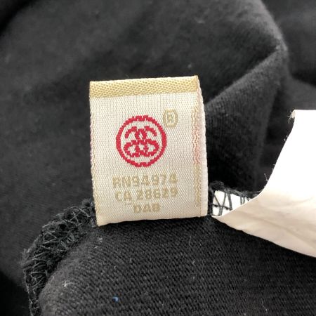  stussy ステューシー 長袖Tシャツ　オレンジロゴ　Ｍサイズ 94974/28629 ブラック