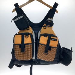 □□ LITTLE OCEAN フィッシングベスト　L/XL PF-02 オレンジ Cランク