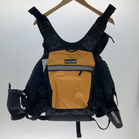  LITTLE OCEAN フィッシングベスト　L/XL PF-02 オレンジ