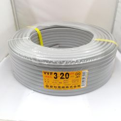 □□ 愛知電線 VVFケーブル 電材　3芯 2.0mm×100m Sランク