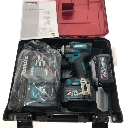  MAKITA マキタ 充電式インパクトレンチ　40Ｖ　2.5Ａｈ TW004GRDX ブルー