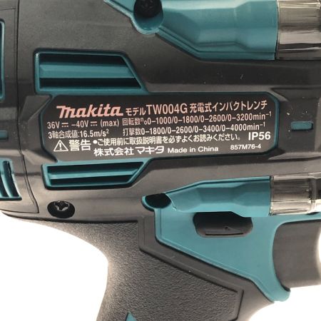  MAKITA マキタ 充電式インパクトレンチ　40Ｖ　2.5Ａｈ TW004GRDX ブルー