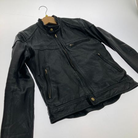  Hysteric Glamour ヒステリックグラマー シングルライダースジャケット　羊革　Sサイズ 4LB-1551 ブラック