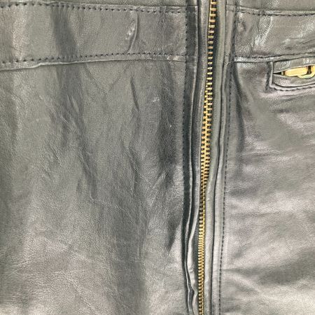  Hysteric Glamour ヒステリックグラマー シングルライダースジャケット　羊革　Sサイズ 4LB-1551 ブラック