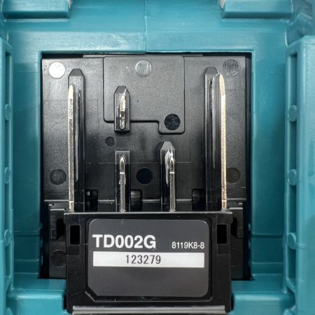  MAKITA マキタ インパクトドライバ 未使用品 充電器・充電池2個・ケース付 コードレス式 40v  TD002GRDX ブルー
