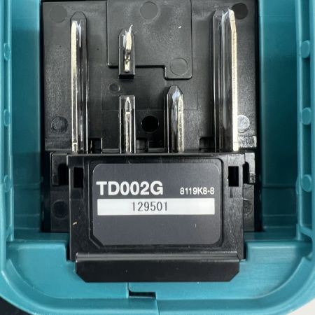  MAKITA マキタ インパクトドライバ 40v 充電器・充電池2個・ケース付 TD002GRDX ブルー 未使用品 充電器・充電池2個・ケース付