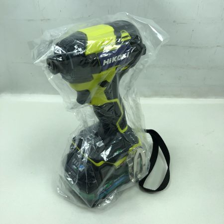  HiKOKI ハイコーキ 工具 インパクトドライバ 未使用品(S) 充電器・充電池1個・ケース付 WH36DD スパイダーイエロー