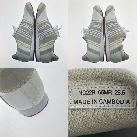  REGAL リーガル スニーカー レザー レトロ 本革  26.5cm NC22B 66MR ホワイト