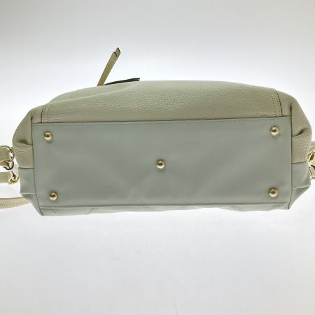  PELLE BORSA トートバッグ ショルダーバッグ リュック A4 3WAY バッグ アイボリー