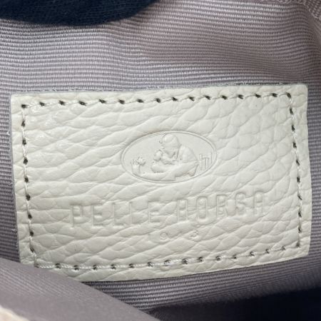  PELLE BORSA トートバッグ ショルダーバッグ リュック A4 3WAY バッグ アイボリー