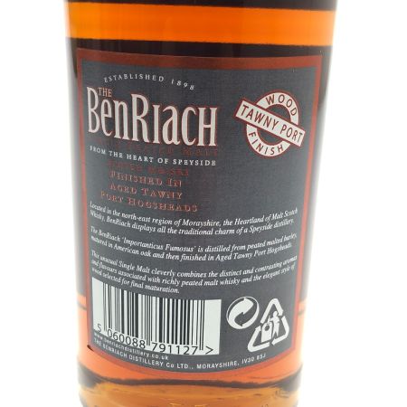  ベンリアック12年 12年　シングル　ピーテッドモルト　スコッチ　ウイスキー 未開栓