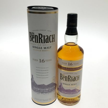  ベンリアック 16年　シングルモルトスコッチウイスキー　 未開栓