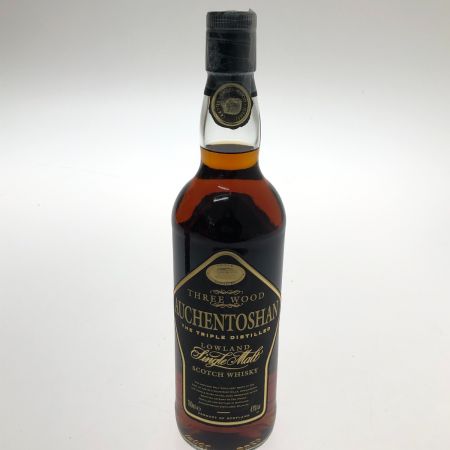  オーヘントッシャン スリーウッド　シングルモルトスコッチウイスキー　旧ボトル 未開栓