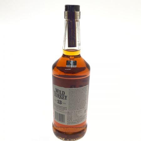  WILD TURKEY ワイルドターキー 13年　バーボンウイスキー 未開栓