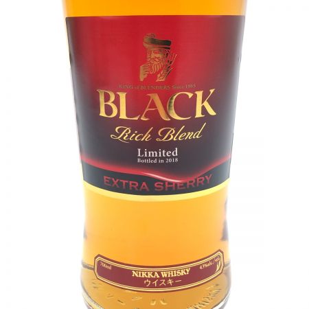 【北海道内限定発送】 BLACK NIKKA/ﾆｯｶｳｲｽｷｰ ブラックニッカ ウィスキー リッチブレンド エクストラシェリー 未開栓