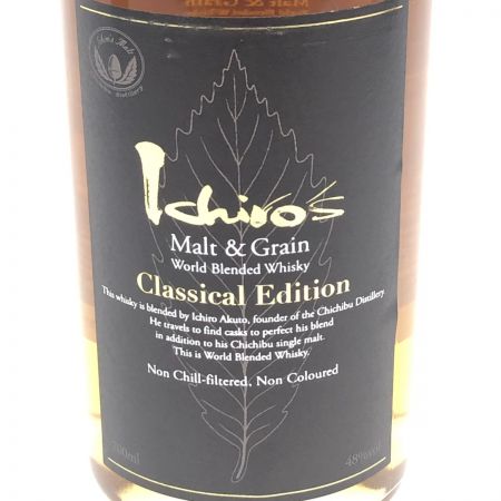 【北海道内限定発送】  ウィスキー イチローズモルトグレーン 700ml クラシカルエディション 48度 未開栓