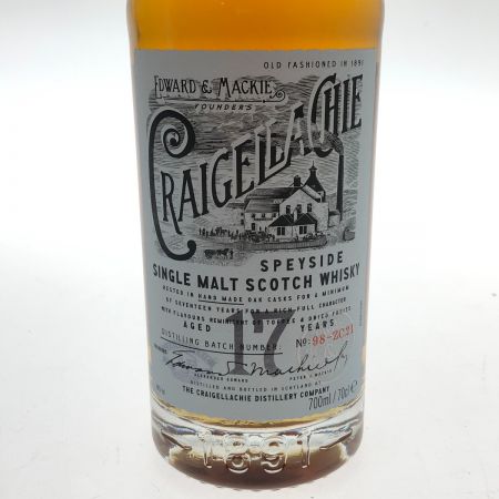   クライゲラキ17年　スペイサイド　シングルモルト　スコッチウイスキー 未開栓