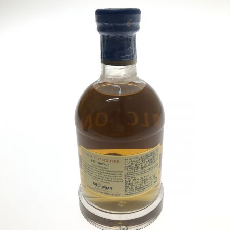  キルホーマン 2007年　アイラ　シングルモルトスコッチウイスキー 未開栓