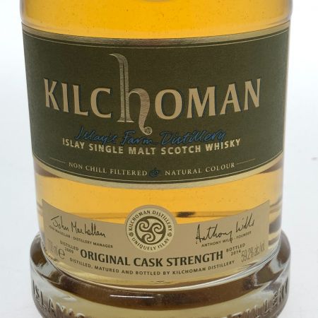  キルホーマン オリジナル　カスクストレングス　アイラ　シングルモルトスコッチウイスキー 未開栓