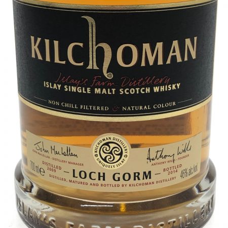  キルホーマン シングルモルトスコッチウイスキー　ロッホゴーム　黒箱 未開栓