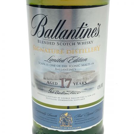  Ballantine's バランタイン 17年　スキャパエディション　ブレンデッドスコッチウイスキー 未開栓