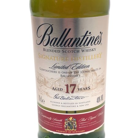  Ballantine's バランタイン 17年　グレントファーズエディション　ブレンデッドスコッチウイスキー 未開栓
