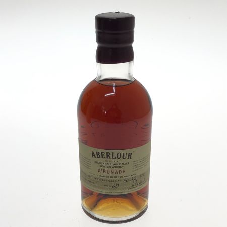 ABERLOUR A`BUNADH A’BUNADH　アブーナ　ハイランドシングルモルトスコッチウイスキー　CASK　バッチ60 未開栓