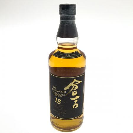 【北海道内限定発送】 マツイ 松井酒造  ウィスキー マツイ 倉吉 18年 ピュアモルトウイスキー 50度 700ml 未開栓