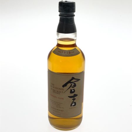 【北海道内限定発送】 松井酒造  マツイピュアモルトウイスキー 倉吉 シェリーカスク 43度 700ml 未開栓