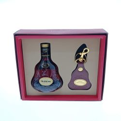 □□ Hennessy ヘネシー ヘネシー XO コニャック　ミニボトルキーリングセット Sランク 未開栓