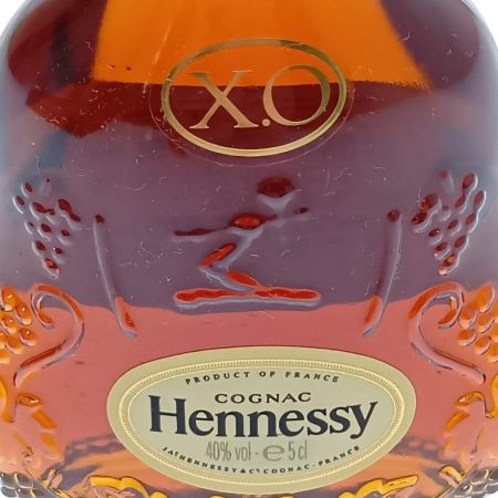  Hennessy ヘネシー ヘネシー XO コニャック　ミニボトルキーリングセット 未開栓