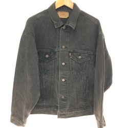 □□ LEVI'S リーバイス USA製デニムジャケット SIZE M  70507 0270 ブラック Cランク