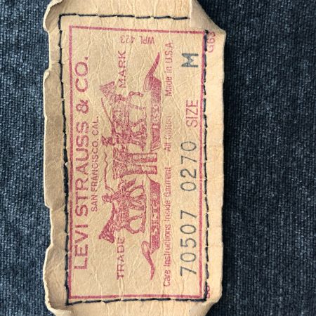  LEVI'S リーバイス USA製デニムジャケット SIZE M  70507 0270 ブラック