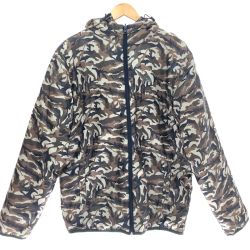 □□ QUIKSILVER クイックシルバー ジャケット 中綿リバーシブルジャケット カモフラージュ柄×ツートン SIZE L MQJK623 オリーブ x ネイビー Bランク