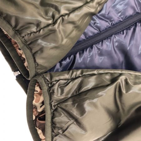  QUIKSILVER クイックシルバー ジャケット 中綿リバーシブルジャケット カモフラージュ柄×ツートン SIZE L MQJK623 オリーブ x ネイビー