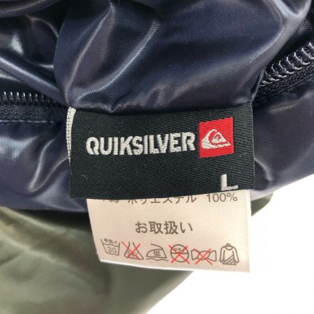  QUIKSILVER クイックシルバー ジャケット 中綿リバーシブルジャケット カモフラージュ柄×ツートン SIZE L MQJK623 オリーブ x ネイビー