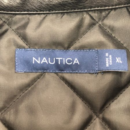 NAUTICA ノーティカ レザージャケット SIZE XL 合成皮革 223-1563 ブラック