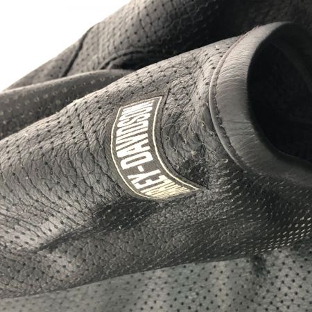  HARLEY-DAVIDSON ハーレーダビッドソン ジャケット 半袖パンチング レザージャケット SIZE LL 3001002 ブラック