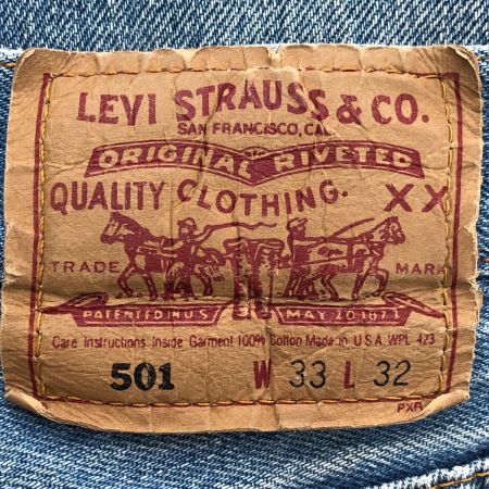  LEVI'S リーバイス ジーンズ デニムパンツ 501 SIZE W33×L32 インディゴ