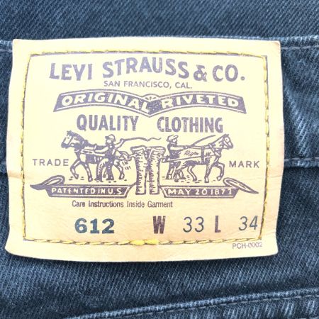  LEVI'S リーバイス ジーンズ ジーパン SIZE W33×L34 612 インディゴ